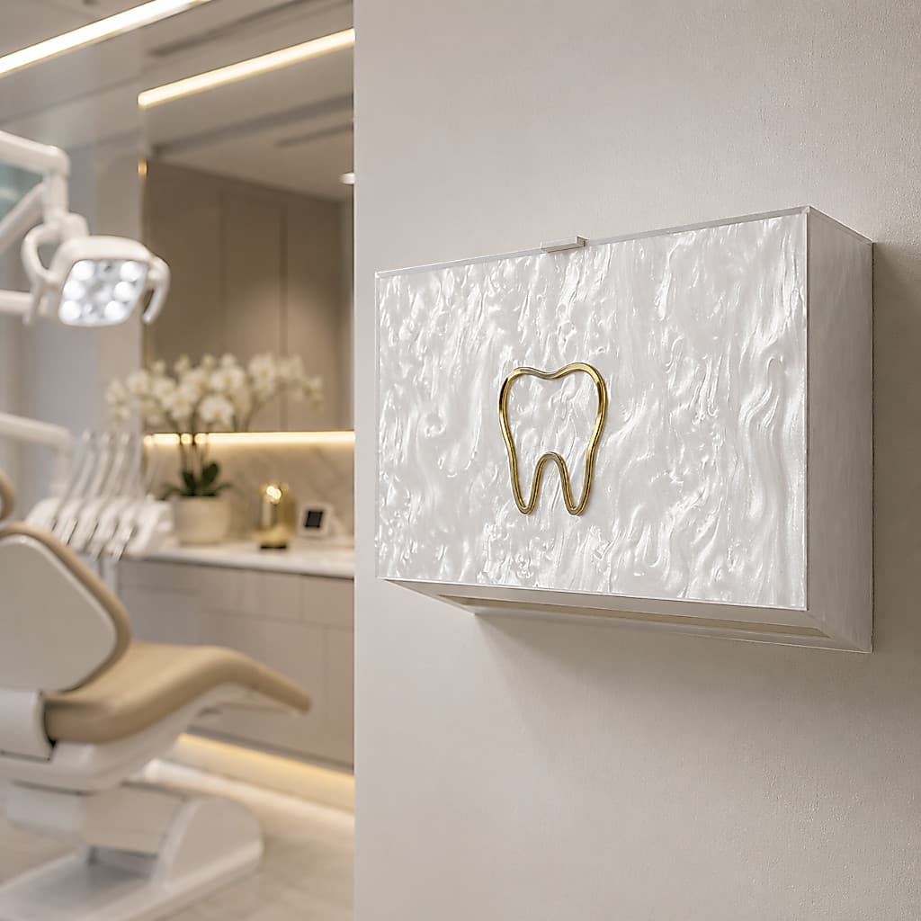 Porta Papel Toalha Personalizado em Acrílico – Ideal para Banheiro, Lavabo, Cozinha e Clínicas.