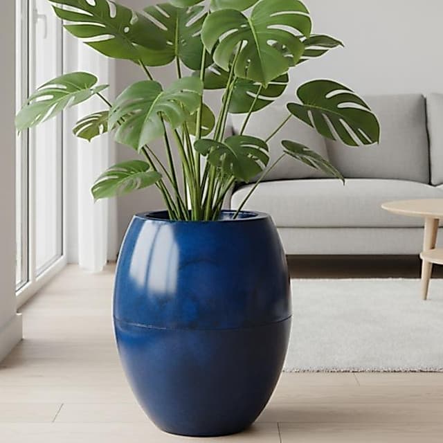 Vaso Redondo para Plantas - Vaso Liso de Polietileno