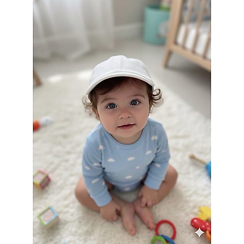 boné baby  bebê BIG CROCO bordado