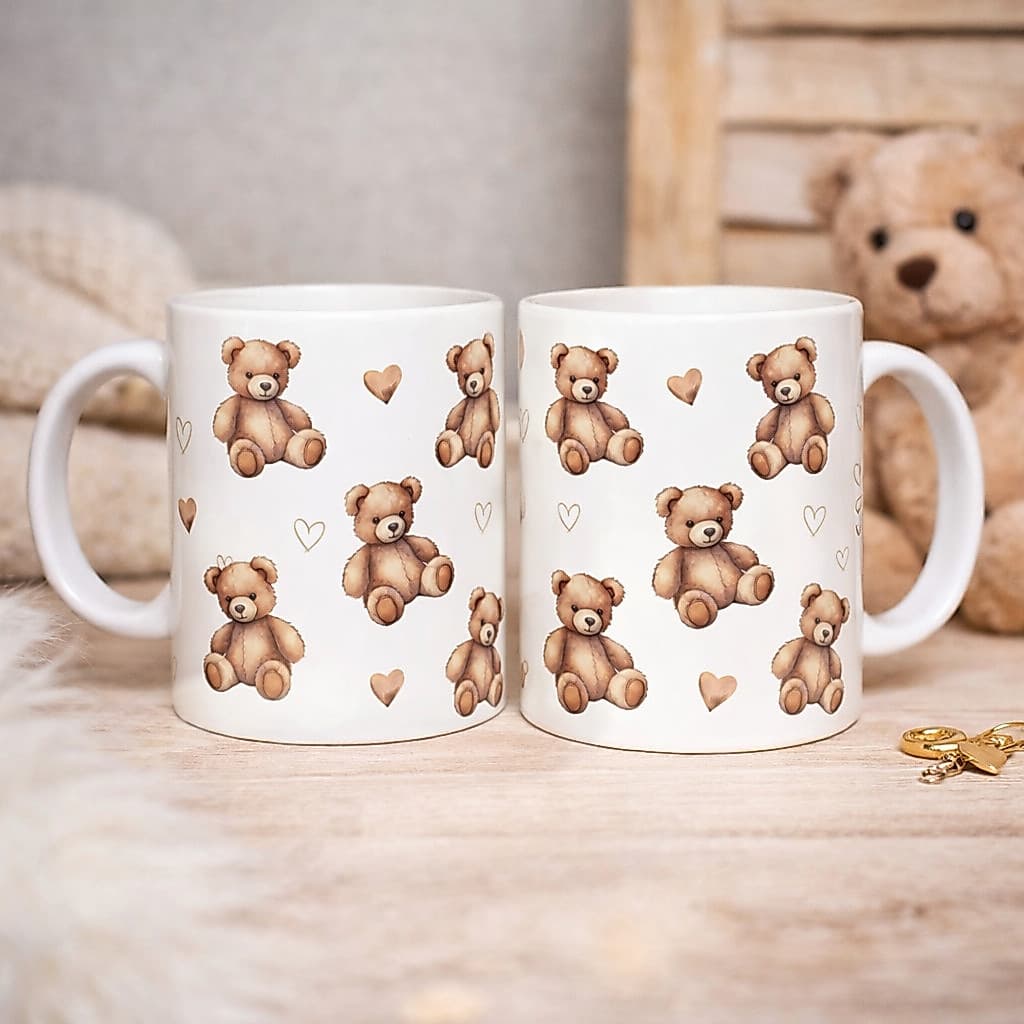 Caneca Ursinhos Carinhosos Presente Casa Decoração Cozinha