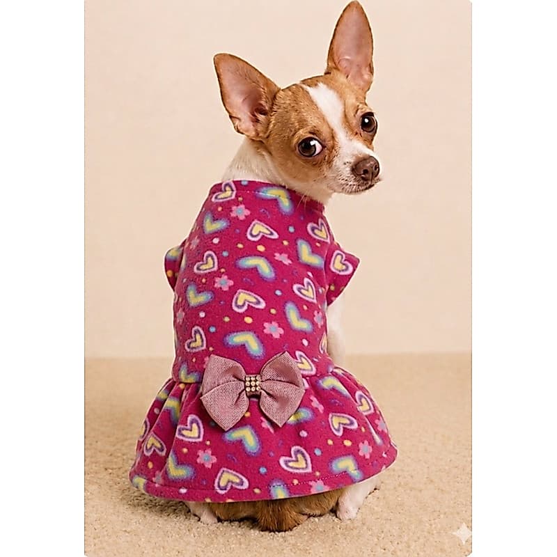 kit 2 roupa roupinha vestido inverno para cachorro e gato inverno diversas estampas para cachorro e gato