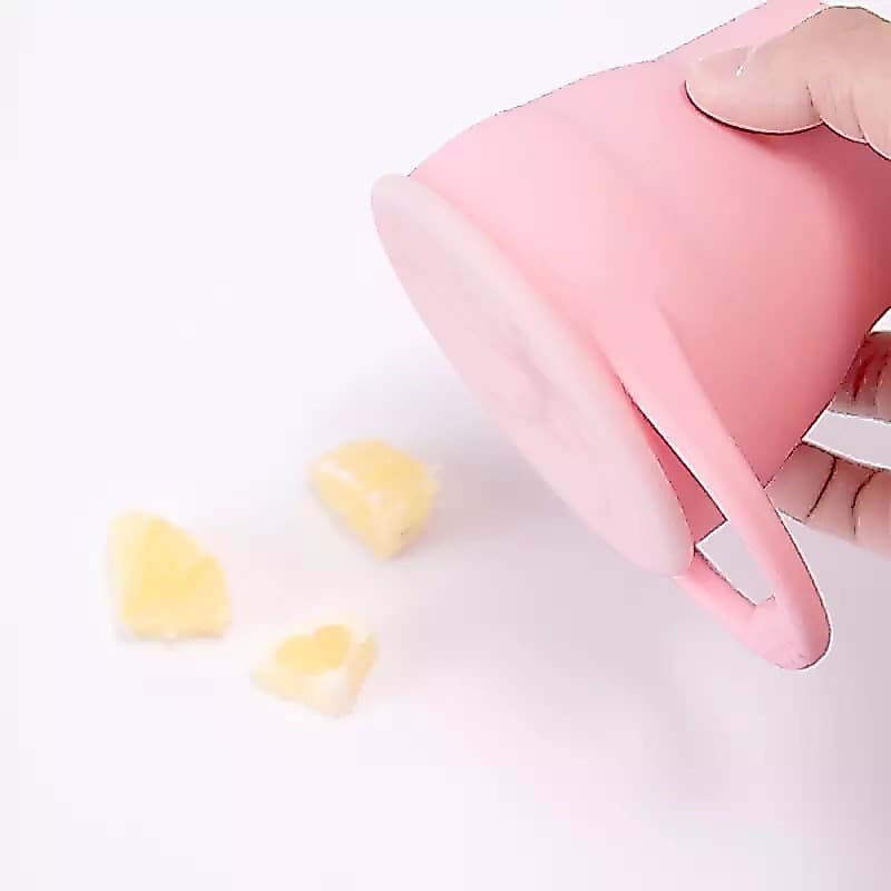 Pote para Snack com tampa de Silicone
