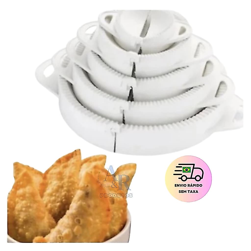Kit Forma Modelador Pastel Risole Massas 5 Tamanhos