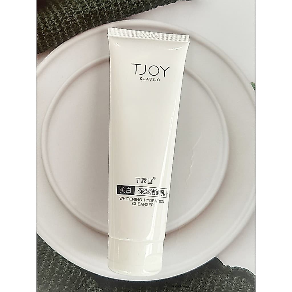 Dingjiayi clareamento hidratante espuma limpador feminino limpeza profunda manchas hidratantes remover amarelo hidratant