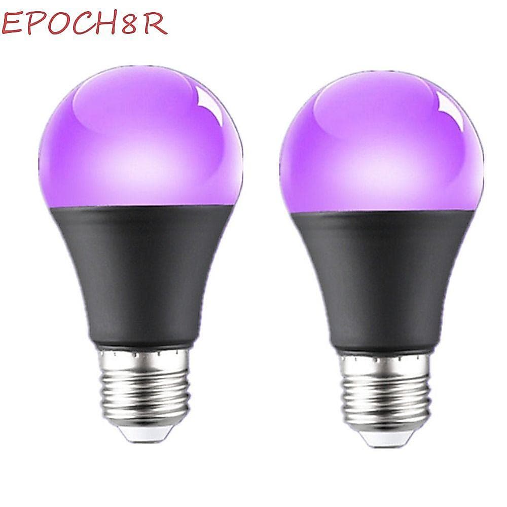 Lâmpada Preta Roxa EPOCH8R , UV 360 Glow 10W 85-265V , Barra De Alumínio Espiral E26/E27