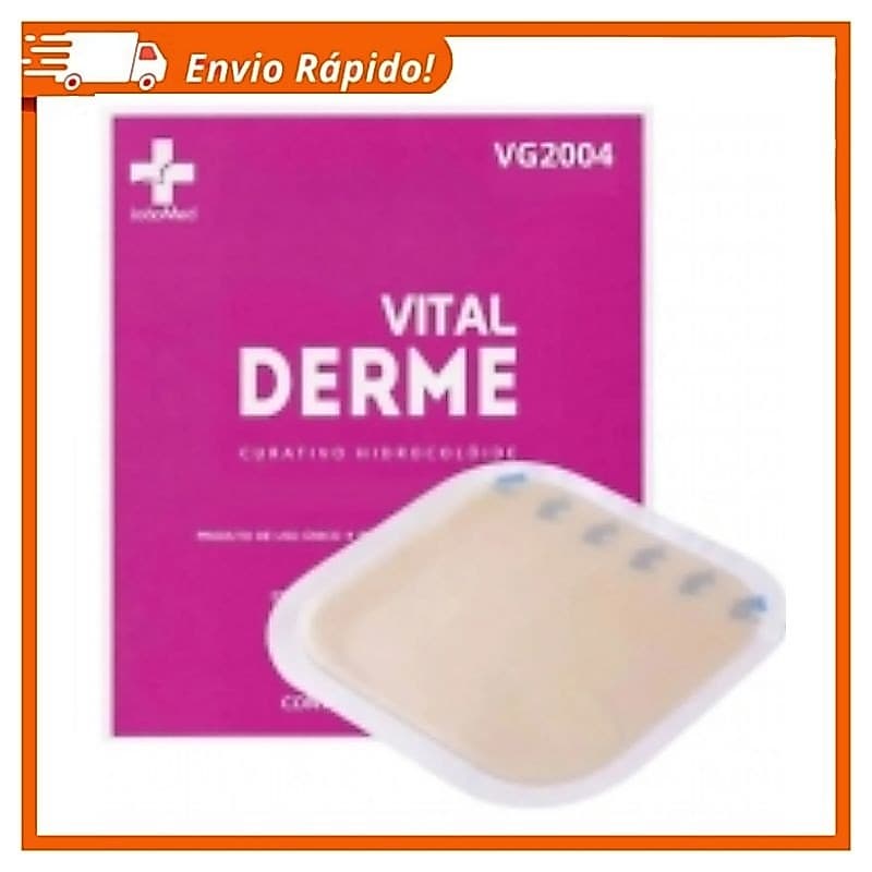 Caixa C/10 Curativos Hidrocoloide 10x10cm - Vital Derme