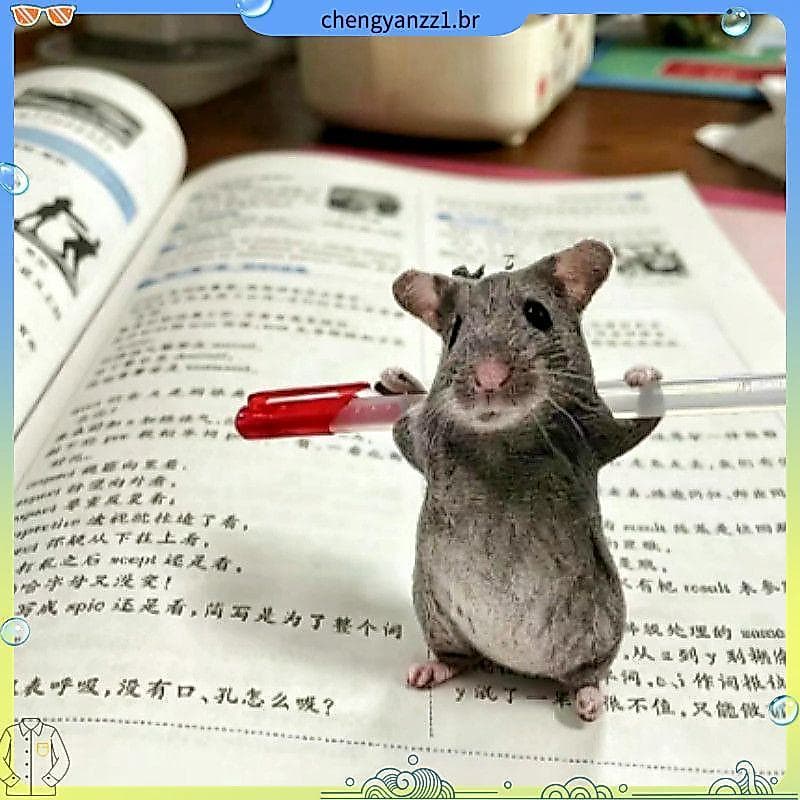 Simulação Mouse seco pingente Witty engraçado Spoof boneca de pelúcia com esqueleto forma côncava para amigos