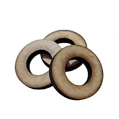 Círculo mdf 6mm com furo  kit com 50 unid 4cm