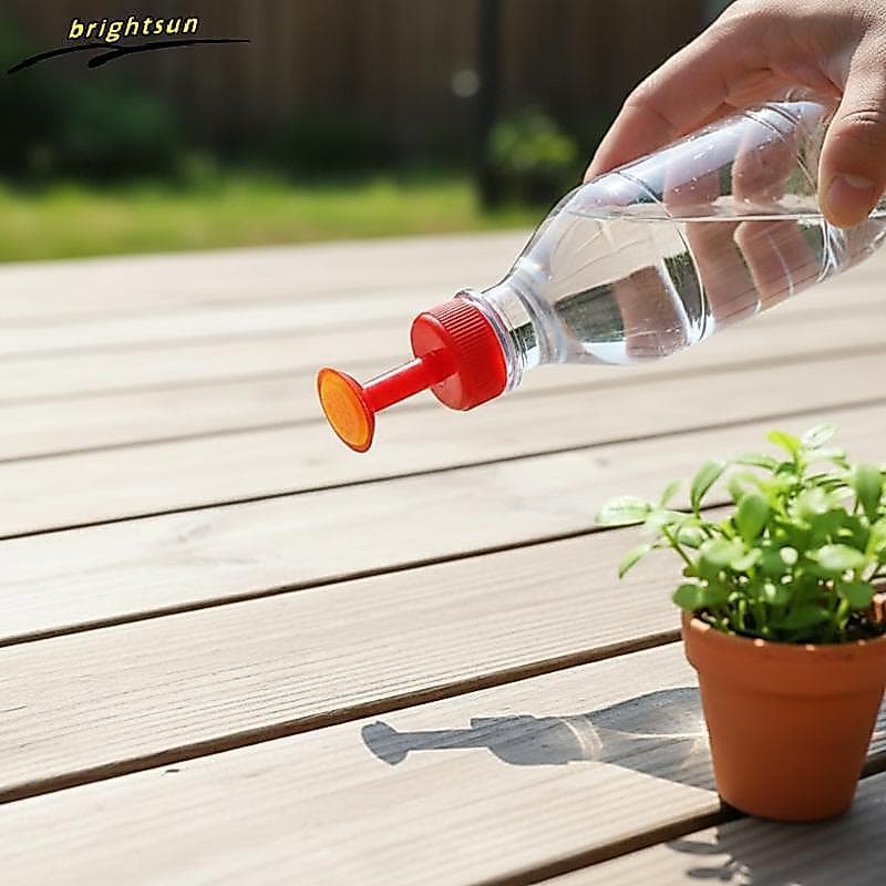 Tampa De Garrafa Portátil Aspersor De Jardim 3 Peças Bico De Rega Fácil De Usar Para Jardinagem Iniciantes Cuidados Com