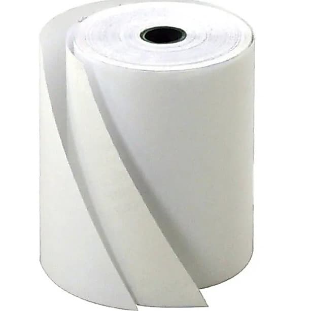 Bobina 76x22 2 Vias Papel Autocopiativo Caixa C/10 Bobinas Branca