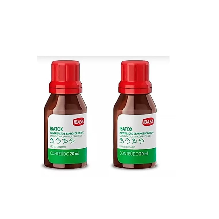 Remedio P/ Matar Carrapato E Pulgas No Quintal Kit 2 Ibatox