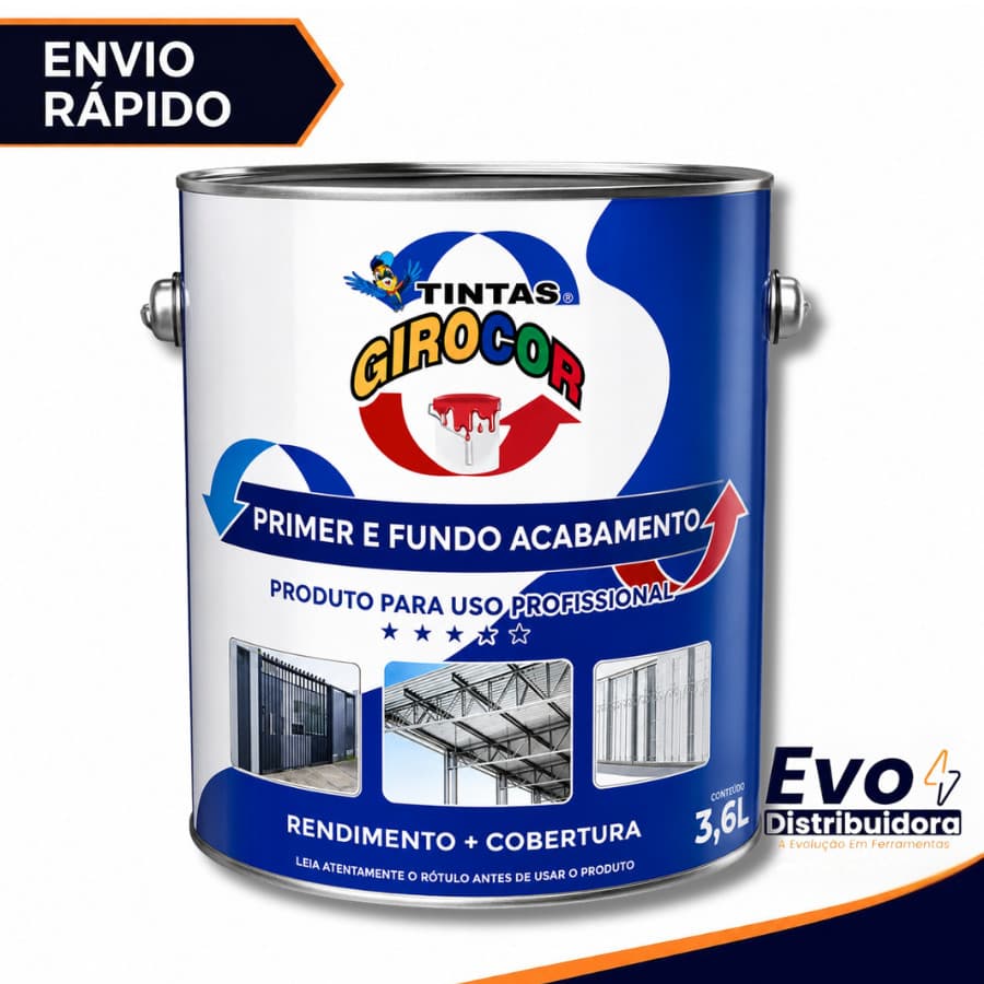 Zarcão Primer Fundo Preparador 900 ML Cinza Anti Ferrugem