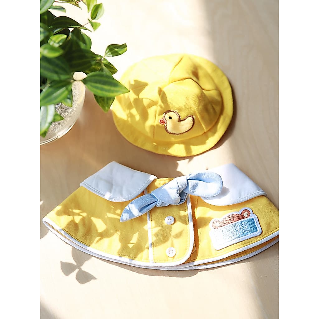 Animal de estimação jardim de infância cão pequeno chapéu amarelo gato chapéu roupas engraçado Teddy francês luta Corgi