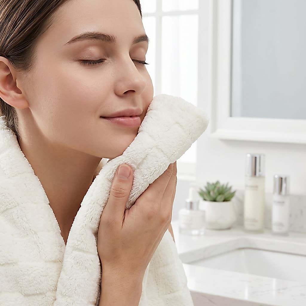 Toalha De Rosto Veqe Macia Felpuda Alta Absorção Microfibra Premium