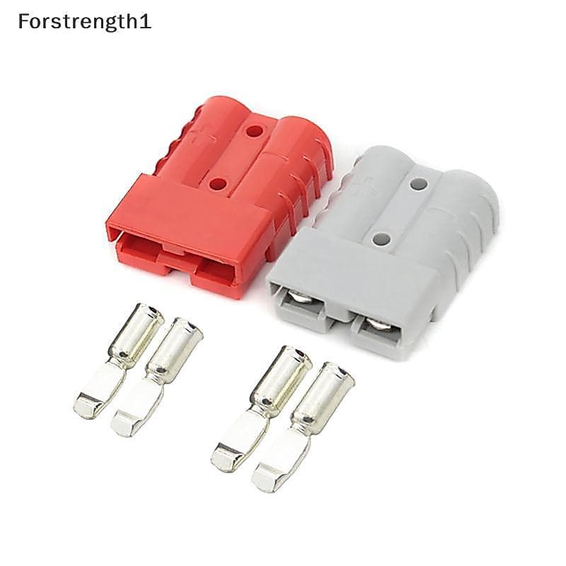 Forforce1 1PC 600V 50/120A Conjuntos De Plugues Bateria Power Qui Conector Com Tampa Antipoeira Terminal De Cobertura Pa