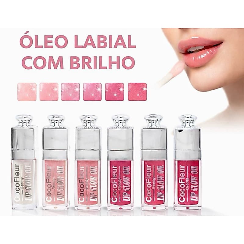 Beauty Coco Fleur Lip Oil Glow 10ml - Brilho Labial