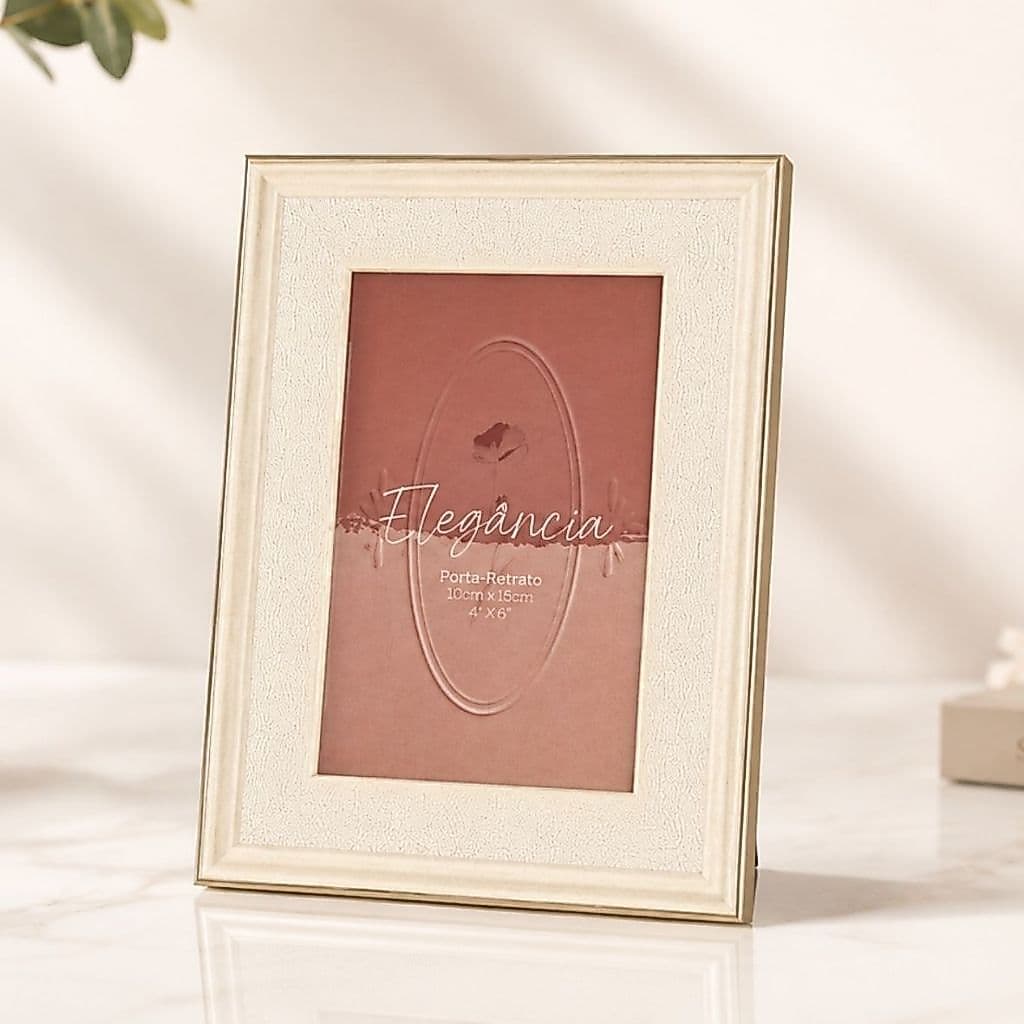 Kit Porta Retrato Elegância 10x15cm Moldura de Foto 81577