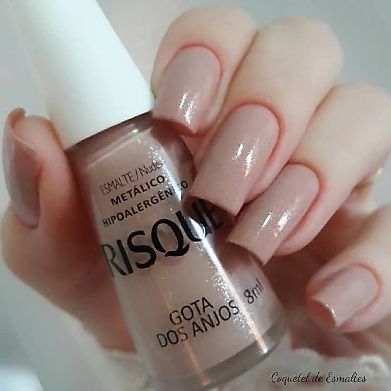Esmalte Risqué Nude Gotas dos Anjos 8ml