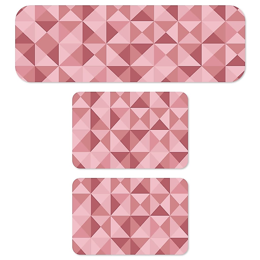 KIT 3 TAPETES PARA COZINHA ANTIDERRAPANTE DECORAÇÃO CASA