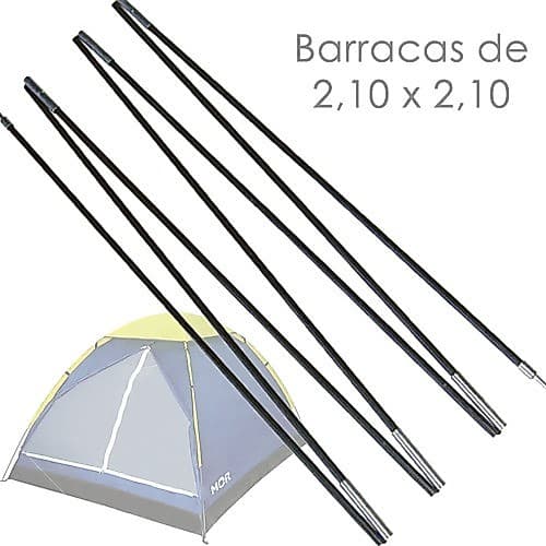 Varetas Para Barraca Modelo Iglu 4 Pessoas Conjunto Completo