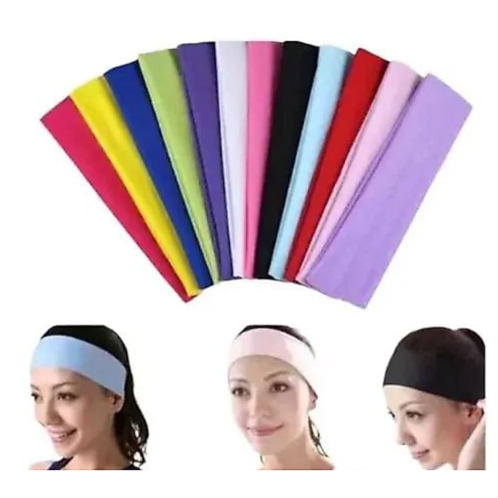 Faixa De Cabelo Modelo Básico Fina Treino Ballet Academia