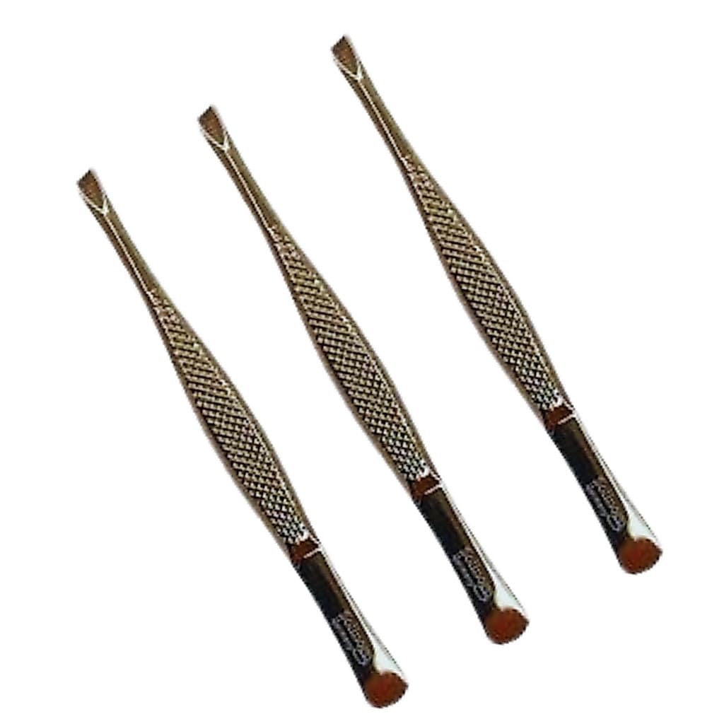 Kit 3 Pinças Solingen Chanfrada Para Designer De Sobrancelhas