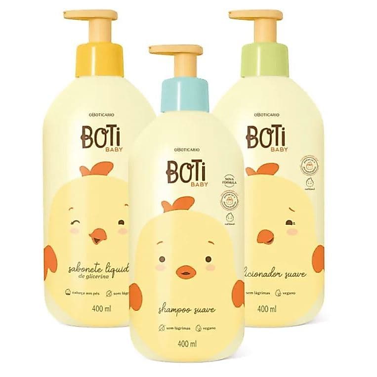 Boti Baby 400ml ou Refil 350ml - linha completa para cuidados com seu bebê, escolha seu item - oBoticário