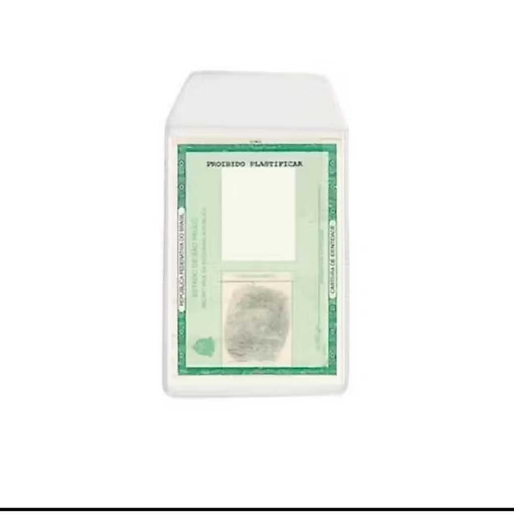 plastico protetor rg antigo .