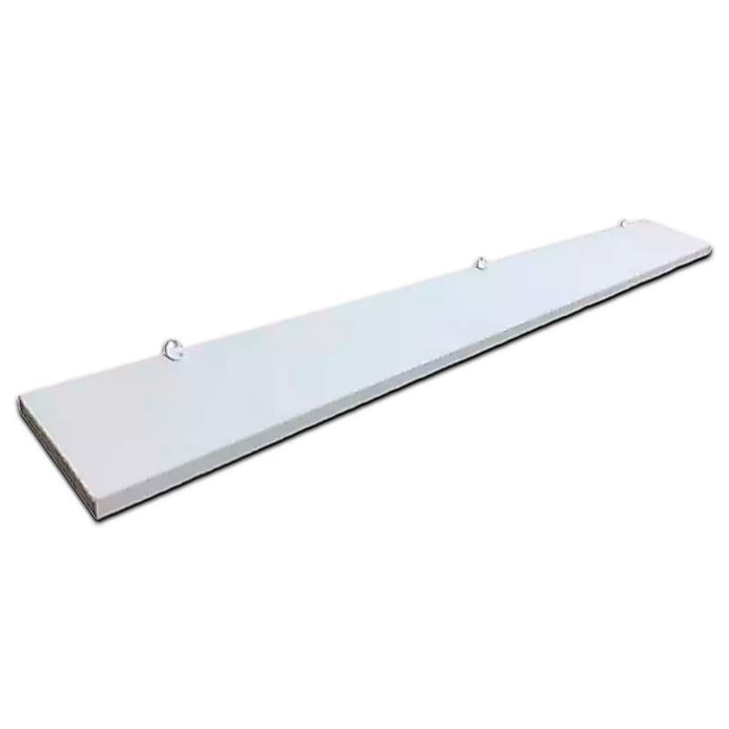 Prateleira Branca 100x20cm MDF com Suporte Invisível – Decoração e Organização para Quarto, Cozinha e Banheiro