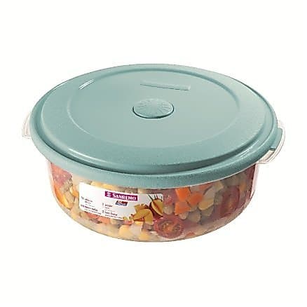 POTE SANREMO VAC FREEZER REDONDO 1,300ML REF.550/2 SOMENTE NAS CORES VERDE AGUA E CAPUCCINO