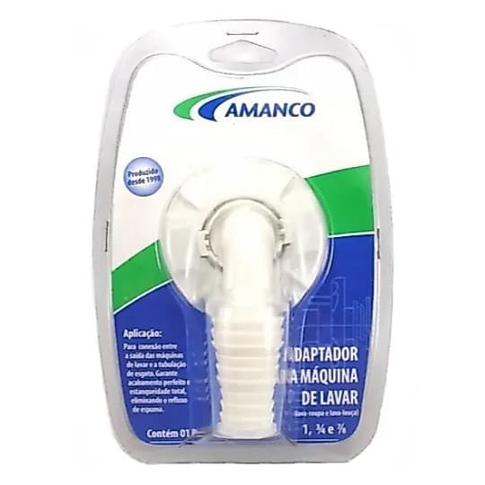 Adaptador Maquina Lavar Roupa louça 1 e 3/4 Amanco