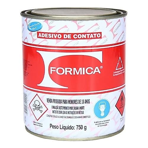 Cola de Contato 750g para Marceneiro e Sapateiro Formica