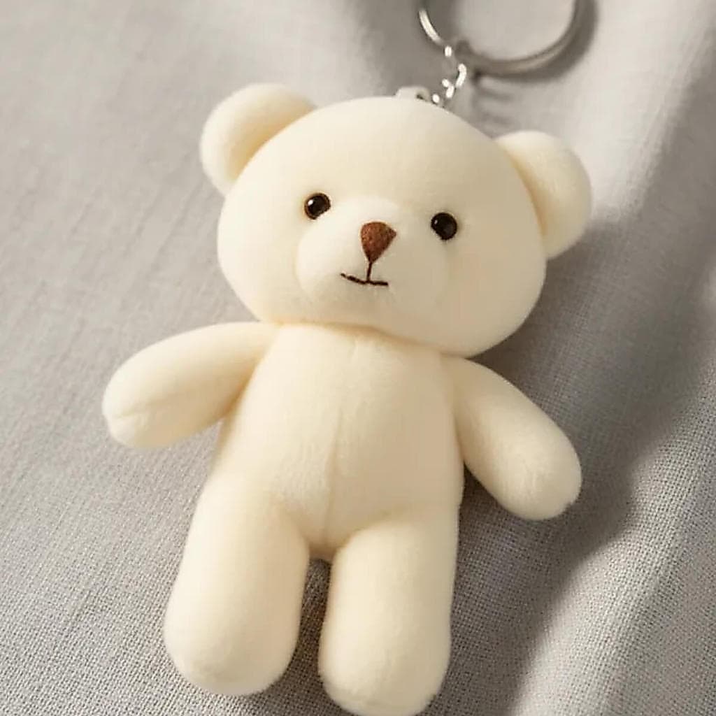 kit Chaveiro Mini Ursinho de Pelúcia para Lembrancinhas e Presentes