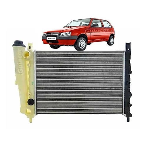 Radiador Uno 2000 2001 2002 Fiat Motor 1.0 1.3 1.5 Sem Ar