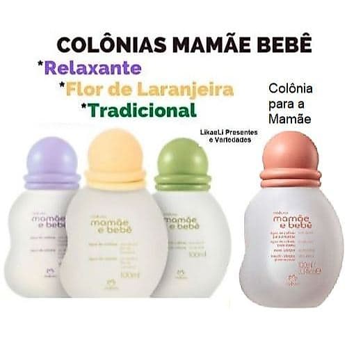 Água de Colônia Mamãe Bebe, Perfume para bebê e Infantil da Natura