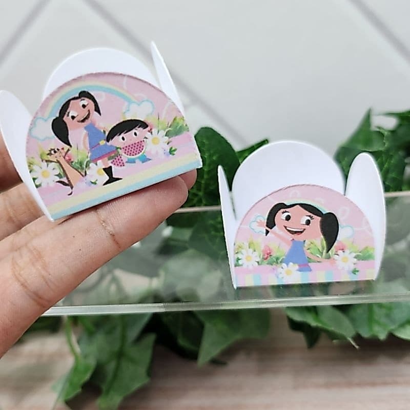 Forminha para Docinho Personalizada Show da Luna Candy Caixeta Docinho
