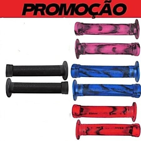 Manopla Punho Bicicleta 150com Grip Antiderrapante BMX Cores Variadas Lua202-029