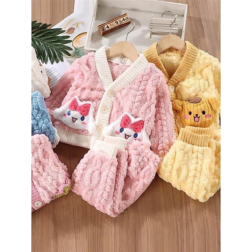 Roupas para casa das crianças roupas de outono calças compridas terno das mulheres dos homens bebê flanela pijamas jaque