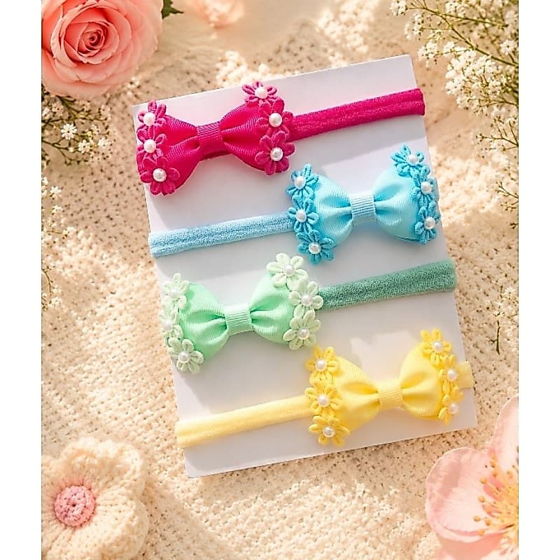 KIt lacinhos bebê menina tiara rn infantil faixas de cabelo maternidade enxoval acessorios de cabelo cores sortidas