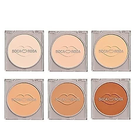 Pó Compacto Boca Rosa Com Cor Matte Ultrafino Leve Acabamento Natural Promoção