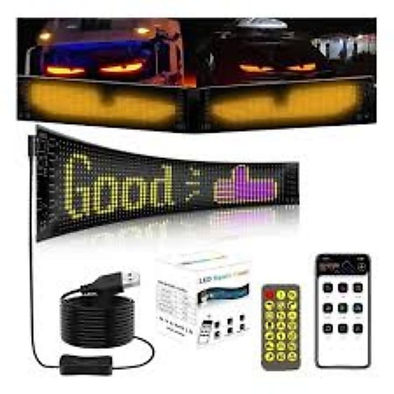 Painel Led Matrix 16X64 Multicolorido Programável Controle E App