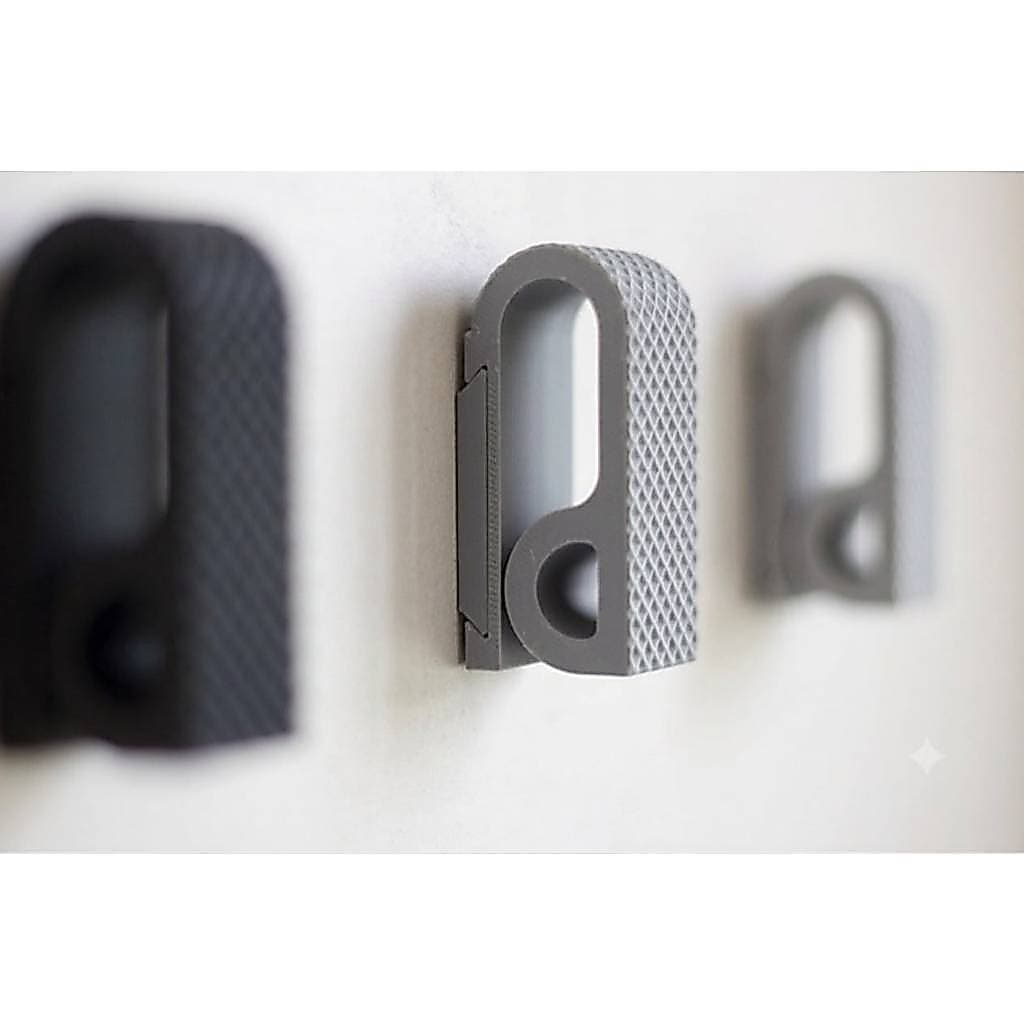 Gancho Organizador de Toalhas Auto Trava | Suporte de Parede sem Furos | Porta Toalha em ABS 3D