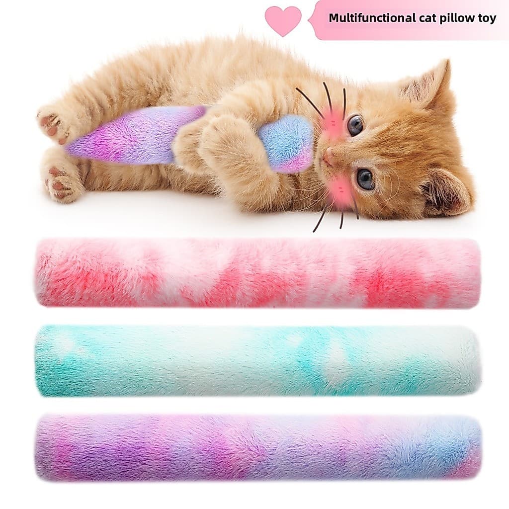 Brinquedos para Gatos, Almofadas para Gatos, Brinquedos Macios e Duráveis com Som de Estalido e Catnip, Brinquedos Int