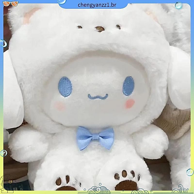 Pacha cão brinquedo de pelúcia urso branco kuromi canela cão boneca namorada feminina presente aniversário para menina k