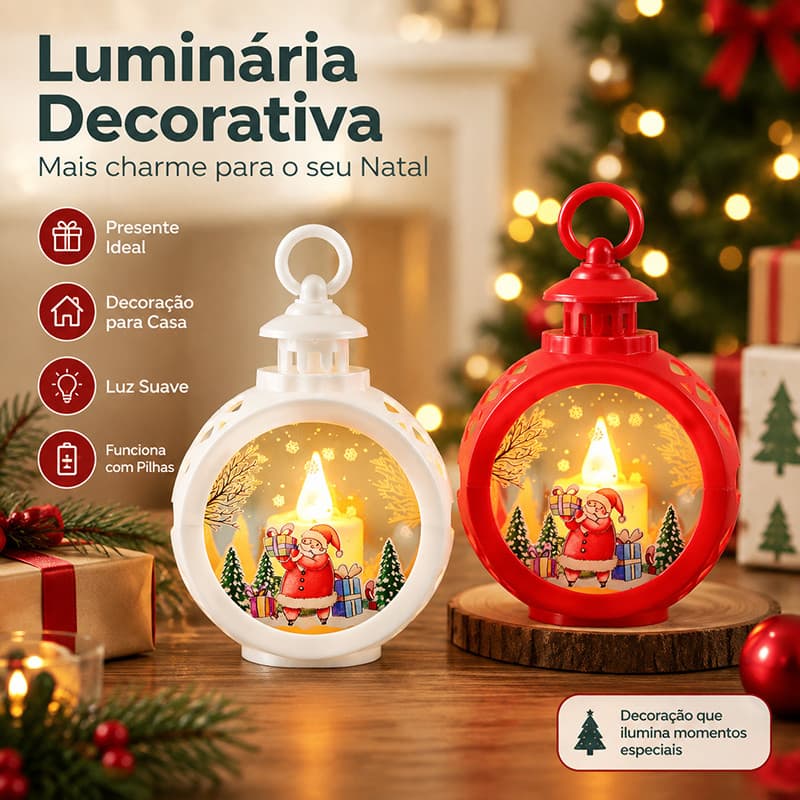 Luminária Decorativa Vintage Portátil Luz Ambiente Abajur Retrô Presente Criativo para Casa
