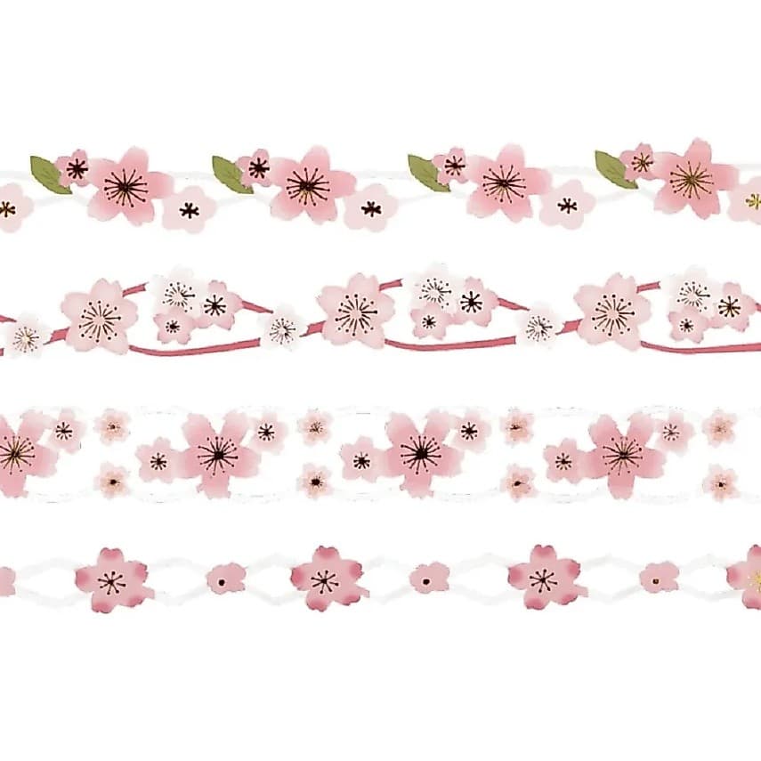 Fita Adesiva Washi Tape Rendada Flores (15MMX3M) - BRW
