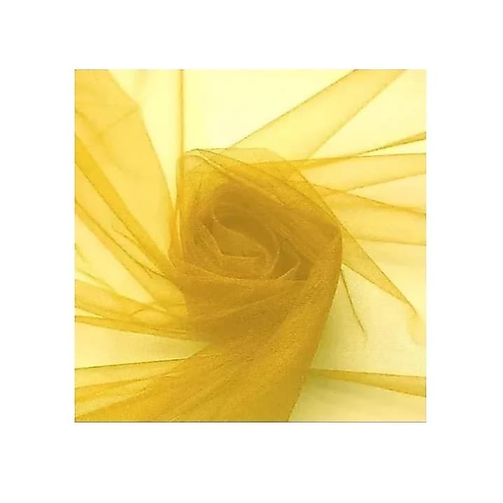 5 Metros Tecido Tule Liso Delfim Festa Fantasia Amarelo Claro 1,20 mt Largura
