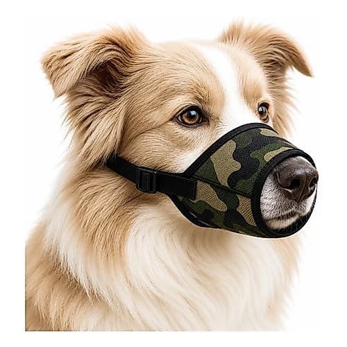 Focinheira Nylon Ajustável Cães Pequenos N-4 Não Machuca Cam Verde Camuflada M Pequeno N 4 Oferta