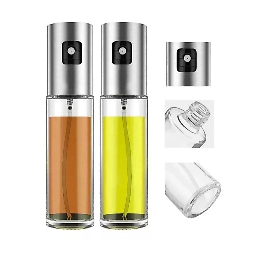 Galheteiro Spray Borrifador Azeite Óleo Vidro Pulverizador Cozinha Salada Frasco Dosador De Temperos Saudável