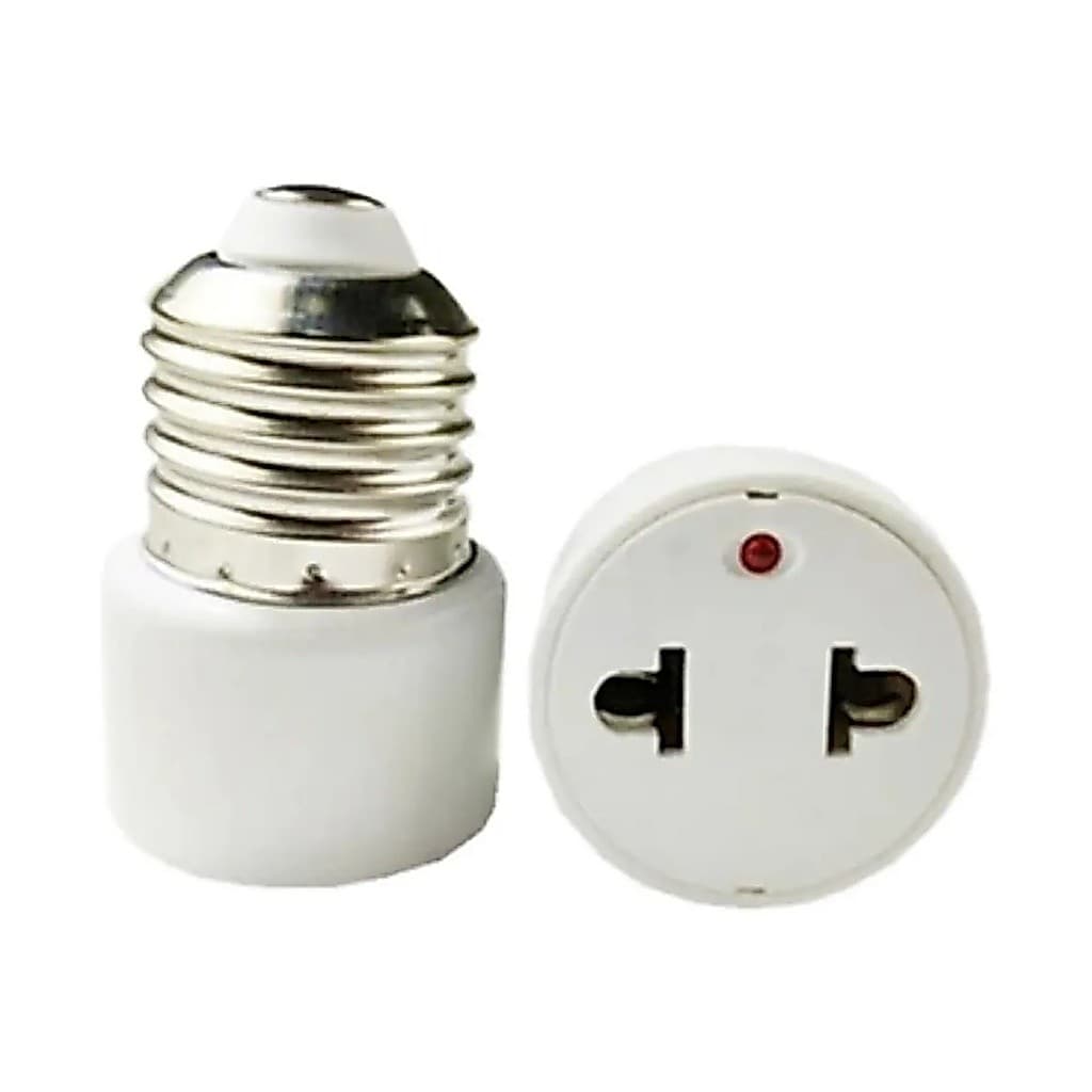 Bocal Soquete E27 Adaptador Para Tomada Elétrica